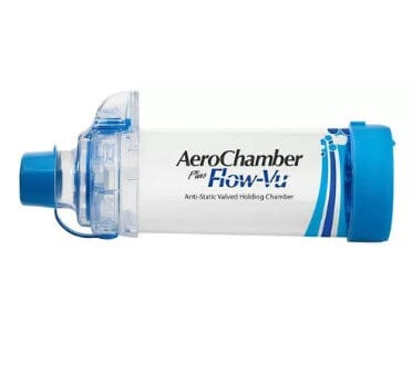 Aerochamber Plus con boquilla Adulto color Azul x 1 unidad ABBOTT-RECALCINE